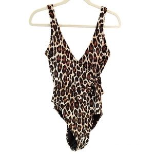 Tommy Bahama Size 10 Leopard One Piece Swim Suit